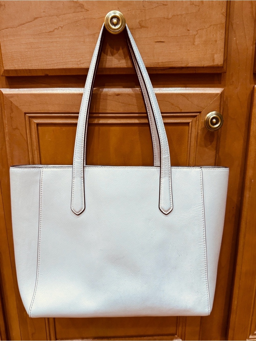 kate spade Pale Pink Saffiano Leather Tote - Picture 3 of 12